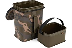 Fox Boilie torba na przynętę na karpię do łowienia karpi 25 x 18 x 15 cm Aquos Camolite Multi Bag wraz z wkładem