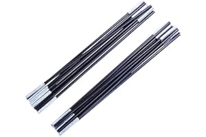 VORCOOL Kit De Repuesto De Postes De Fibra De Vidrio De 6 Secciones Para Carpa 2 Piezas 3 5 M 43 3 Cm De Sección 7 9 Mm De Diámetro Para Senderismo Y Trekking