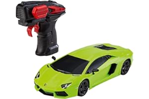 Revell Control Lamborghini Aventador Coupé I RC Scale Car mit 2.4 GHz-Fernsteuerung I Detailgetreue Nachbildung im Maßstab 1:24 I LED-Frontbeleuchtung I Robuste Konstruktion I Für Kinder ab 8 Jahren