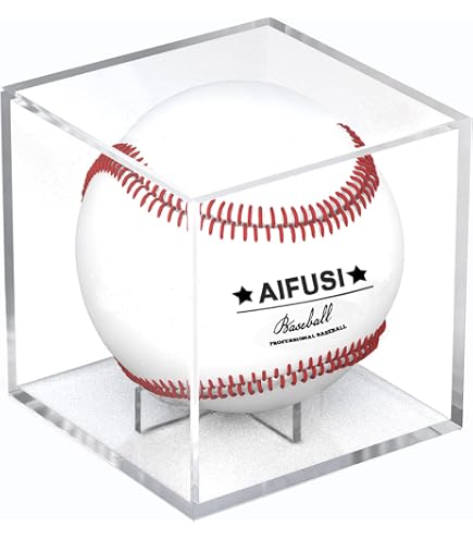 Acryl-Würfel Vitrine Mit Sockel – Für Baseball, Golfbälle, Billardkugeln – Staubdicht & Transparent