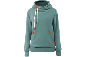 Cindeyar Damen Hoodie Winter Pullover Kapuzenpullover Langarm Baumwoll Mischung Warmer Sweatshirt Kapuzenjacke