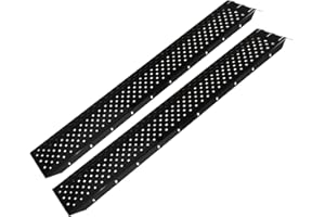 ‎TRUTZHOLM TRUTZHOLM Paar Auffahrrampen Stahl 183 cm Traglast 400 kg Stahl schwarz gebördelt Verladerampe Quads