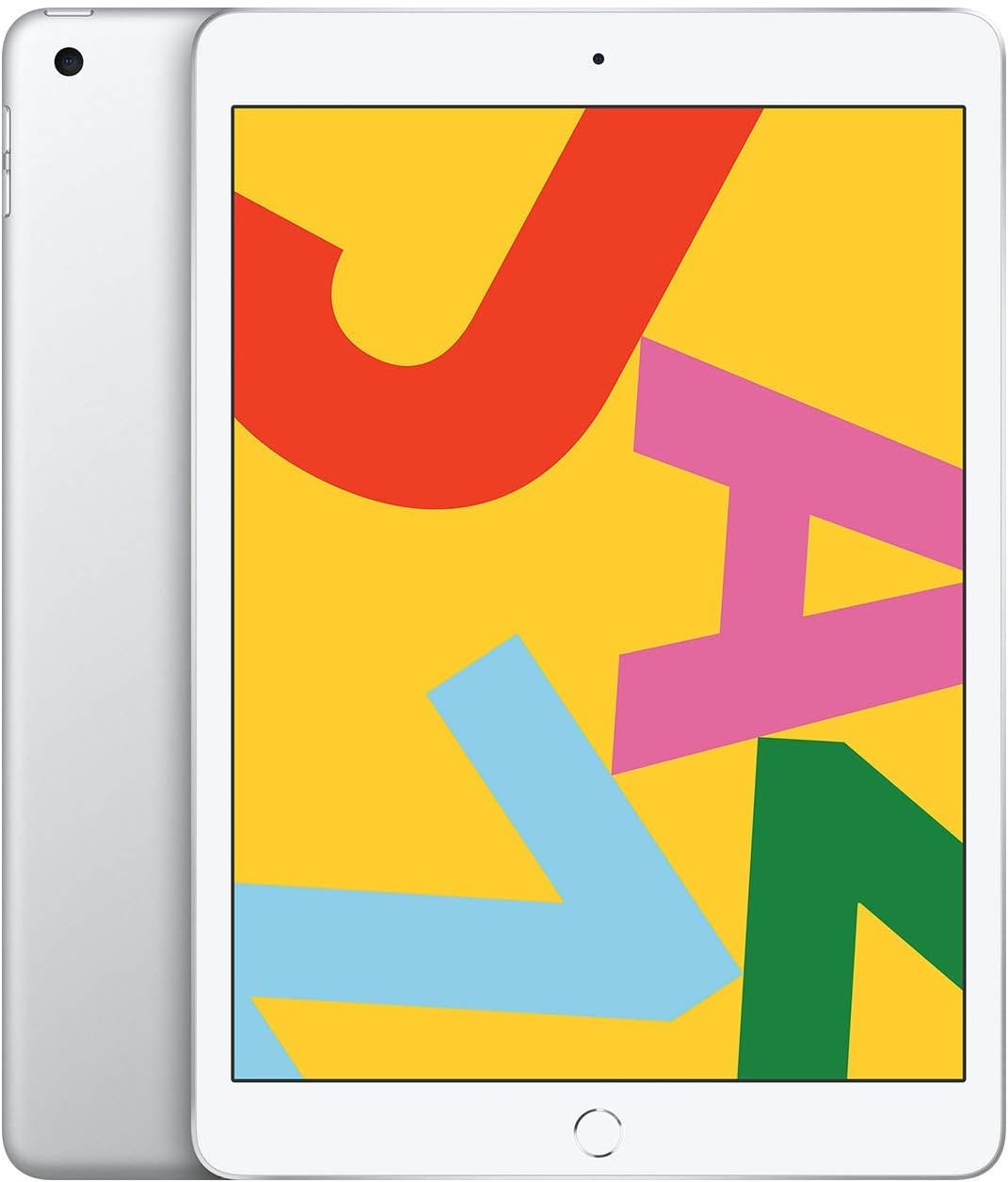 2019 Apple iPad (10.2-inch, WiFi, 32GB) - Silver (Renewed)