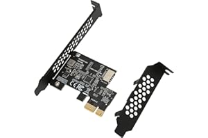 Tangxi PCIE to USB 3.2 Expansion Card,USB3.2 Gen1 Type E 20PIN 5Gbps A Key High Speed Transfer,USB C PCI Express Card for Desktop Front Type C,for Win XP 7 8 10 11 for Linux