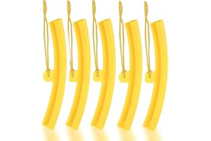 STOUCLA Lot de 5 protections de bords de jantes, pour montage de pneus, protection des jantes de moto, compatible avec tous les types de jantes de pneus courants, jaune