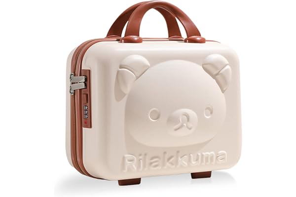 Balakaka Vanity Rigide 30x15x23 cm, Portable Vanity Fille Femme10L avec Code Poignée, Imperméable et Résistant à l'usure Valise de Toilette pour Voyage
