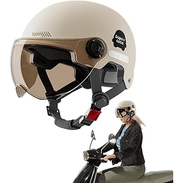 Duitse Stijl Motorhelm Vintage Volwassen Open Motorhelmen Retro Halve Helm voor Scooter Bromfiets Baseball Cap Street Cruiser Jet Stijl DOT/ECE Duitse Stijl Motorhelm Vintage Volwassen Open Motorhelmen Retro Halve Helm voor Scooter Bromfiets Baseball Cap Street Cruiser Jet Stijl DOT/ECE