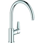 GROHE Start Edge Eviye Bataryası | 360&deg; D&ouml;n&uuml;ş A&ccedil;ısı | Krom | 30529001