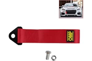 MOOUK 2 ganci da traino per auto da rally Drift con gancio di traino per moto e sport, rosso