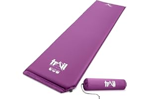 Trail Outdoor Leisure Self Inflating Camping Mat 3cm Thick Single Sleeping Pad Lightweight With Bag