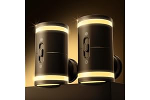PURSNIC Night Light Plug in Wall, LED Night Lights, 2 Pack with Dusk to Dawn Sensor, Adjustable Brightness 5-120LM, Warm White 3000K, Dimmable Night Lights Hallway Bedroom Stair Bathroom Toddler