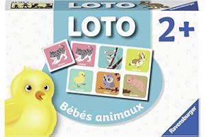 Ravensburger - Jeu Educatif - Loto - Les bébés animaux - Un premier jeu éducatif mêlant observation, association et mémorisation - A partir de 2 ans - 24155