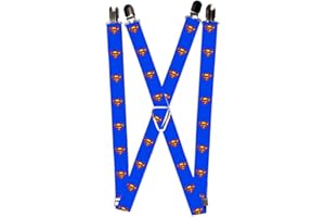 Buckle-Down Fibbia Verso Il Basso Bretelle, Multicolore, Taglia Unica Uomo