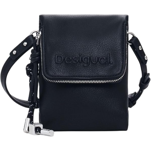 Portefeuille Trois Volets Desigual Mone_priori Candela Pour Femme - Fermeture éclair, Plusieurs Poches, Cordon Amovible - 5