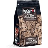 Weber 17624 t&uuml;ts&uuml; cipsi Hickory 700 g, t&uuml;ts&uuml;leme, aroma, mangal, kahverengi, 17,8 x 8,9 x 30,5 cm