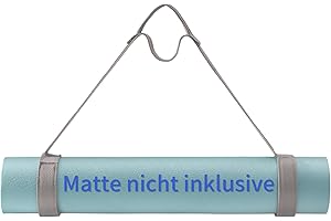 Trilancer Anpassbarer Yogamattengurt mit Klettverschluss, Yoga-Mattenhalterung, zum Tragen, Verstauen und Organisieren von Yogamatten aller Größen– Matte nicht inklusive