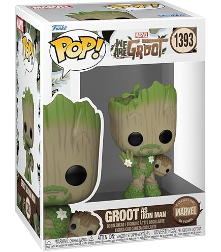 Funko POP! Marvel We Are Groot Loki Bobble Head Figure, 3.5-Inch