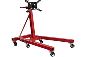 Wiltec Cavalletto di Sostegno per Motore Max 900 kg Sollevatore Motore