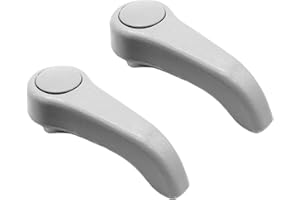 NIYATA Poignées de Réglage de Siège Avant, Poignées de Siège pour Renault Clio 2 Twingo 1 7701209658 7701470827 (Gris)