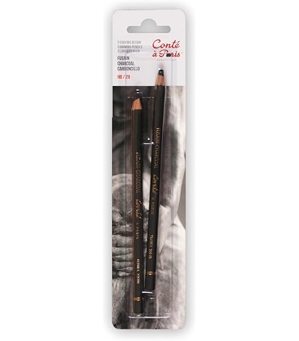 General Pencil 2 Matite A Gesso Bianco Gen-4414-2BP – Per Artisti E Principianti, Made In USA - 2