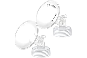 ‎MAYMOM Maymom weithalspumpenteile für spektren s1 / s2 pumpen; inkl breiten mund flansche; nicht original flansch spektren; ersetzt spektren schild 24 mm zwei flansche