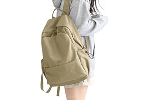 HYC00 Plecak Szkolny Damski,Plecak Unisex na co Dzień Tornister Nastolatki Dziewczęcy Lekki Plecak Dla Nastolatków na Zewnątrz Wodoodporny Plecak Pasuje do Laptopa 14 Cali Torba na Książki