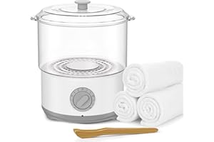 Sunowl Scaldasalviette Elettrico, Scalda Salviette con Clip Riscaldamento Rapido a 202 F in 5 Minuti, Scalda Asciugamani per Spa/Viso/Uso Domestico