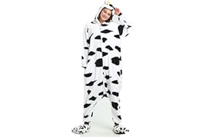 Kenmont Adulte Unisexe Animal Pyjama Anime Party Halloween Costume Cosplay Combinaison Nuit Vêtements Soirée de Déguisement Licorne Pyjama Capuche Outfit