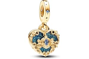 HAEPIAR Mickey S925 charme en argent sterling pour bracelet collier breloque dangle 100e Mickey Minnie pour les femmes filles cadeaux d'anniversaire…