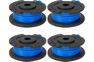 CKCSHI 4Pcs Strimmer Spool Compatible with Ryobi, String Trimmer Replacement for Ryobi 18V 24V 40V One+ AC14RL3A Olt1832 Rac124