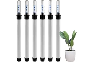 Aibelity 6 indicadores de nivel de agua para plantas, 22,8 cm, indicador de nivel de agua, indicador de nivel de agua, indicador de agua de plástico para jardinería, plantas en macetas