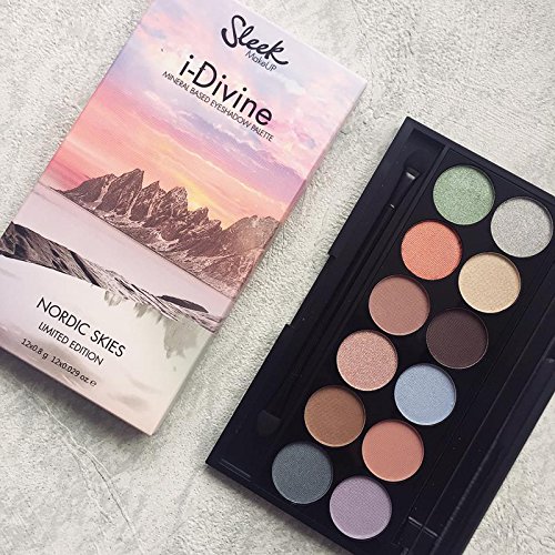 Sleek Makeup Nordic Skies I-Divine Eyeshadow Palette Limited Edition, 1er Pack (12 x 0,8 g) - 3