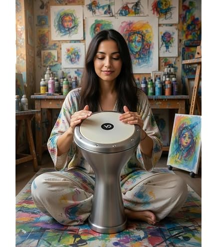 Power Beat Dumbek / Darbuka 22,2 cm için Kafa / Kaplama : Amazon