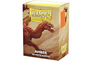 Arcane Tinmen ApS Dragon Shield: Matte – Amber (100)