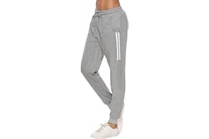 Nieery Pantaloni Sportivi Donna Pantaloni Tuta Cotone Jogging Yoga Casual Donna con Tasche e Cintura