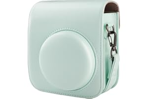 BriLumin Housse pour Instax Mini 12, de Housse Protection en Cuir PU Compatible avec Appareil Photo Instantané Instax Mini