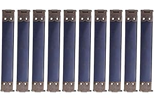 SUPVOX 10PCS Internal Flex Frame 8cm Metal Replacement Clips Accessories for Handbag Clasp Bag Coin Purse