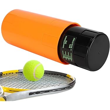 COSTWAY Tennis Ball Cart, Foldable Lightweight Tennis Ball Basket with Wheels, Side Pocket and Carry Bag, Portable Ball Cart Made of Aluminium for 150