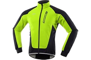 ARSUXEO Męska zimowa kurtka rowerowa, termo-włóknina, softshell, MTB, odzież wierzchnia, wiatroszczelna, wodoszczelna, 20B