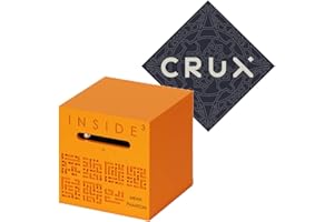 INSIDE3 AND CRUX PUZZLES Inside3 Puzzle - Fun Blind Maze Puzzle - Range of Difficulty - Includes Crux Sticker (Mean Phantom)