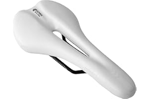 GORIX Selle de vélo modèle Racing Coussin confortable avec rail de vélo de montagne vélo de route pour homme et femme (3621A)