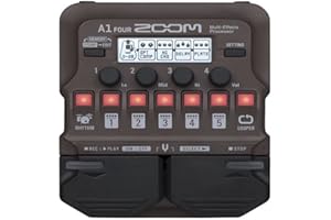 Zoom A1 FOUR Acoustic Instrument Multi-Effects Pedal with 80 effects