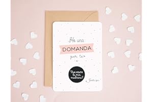 Manahia Cartolina da grattare Madrina | Battesimo - Vuoi essere la mia Madrina? | Cartolina da grattare Richiesta Madrina | Futura Madrina | Annuncio Battesimo | Regalo Richiesta Madrina