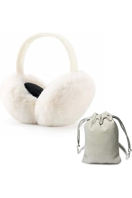 Votoko Cache-Oreilles Hiver - Pliables Et Chauds - Peluche Douce - Unisexe Homme Femme Enfant