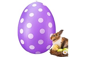YUMNA Osterdeko Outdoor Aufblasbare Ostereier Hoch Ostereier Ostern Hüpfburgen - Hängende Eier Ostern Aufblasbare Außendekorationen | Bunte Aufblasbare Osterparty-Dekorationen Für Drinnen, Draußen, Veranda