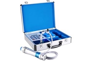 AURORAF Appareil Thérapie Ondes Choc Focalisé, Machine Thérapie Ondes Choc, Soulagement Douleur, Masseur Musculaire Profond avec 7 Têtes De Massage, Physiothérapie Profonde/Dites Adieu sous-santé