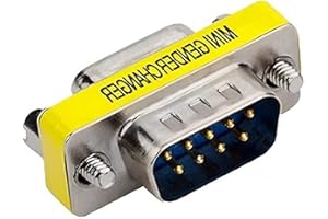 ISTARCOMPUTER Changeur de Genre DB9 Mâle/Femelle Rs232 9 Broches DB9 coupleur Adaptateur connecteur Femelle Male
