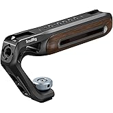 SMALLRIG Mango Superior de Madera con Montura Cold Shoe, Mango Ligero para Jaulas de C&aacute;mara, Capacidad de Carga 10kg/22lb, Ag