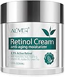 Retinol Feuchtigkeitscreme für Gesicht, Hals und Dekolleté mit 2,5% Retinol und Hyaluronsäure - Beste Nacht- und Tages…