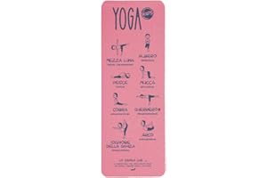 PALMITESSA Tappetino Yoga Bambino Tappetino Yoga Bambini Pieghevole Tappetino Antiscivolo con E-Book per Yoga, Pilates, Palestra, Fitness e Altri Sport Tappeto da Allenamento